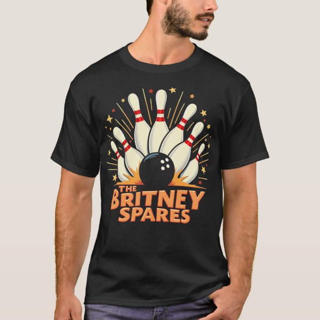 Das Britney Spares Bowling Team T-Shirt (Vorderseite)