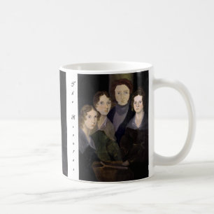 Das Brontës ~ wieder hergestellte Säulen-Porträ Kaffeetasse