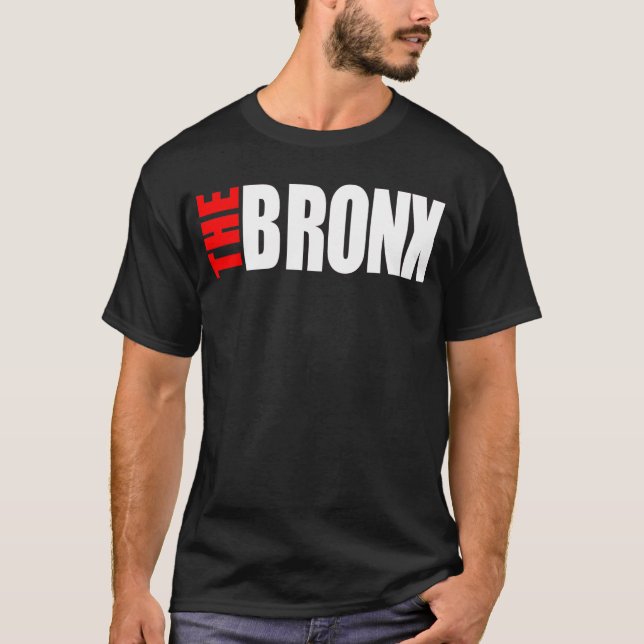 DAS BRONX_LOGO_png white&red T-Shirt (Vorderseite)