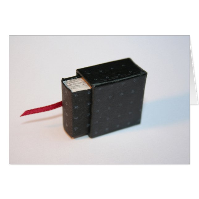 Das Buch der Miniatur-Künstler mit der Box-Karte (Vorderseite (Horizontal))