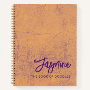 Das Buch Doodles Orange Ideas and Art Journal