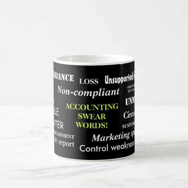 Das Buch ist ehrlich! Annoying Funny Accountant Kaffeetasse (Mittel)