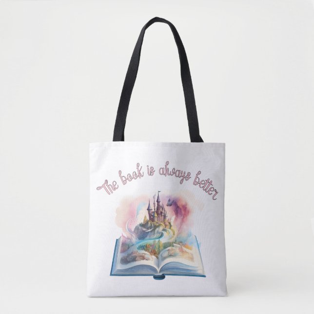 Das Buch ist immer besser Tasche (Vorderseite)