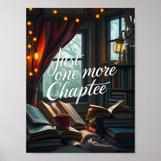 Das Buch Lover - Reading Corner Poster (Vorne)