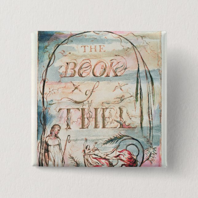 Das Buch von Thel; Titelblatt, 1789 Button (Vorderseite)