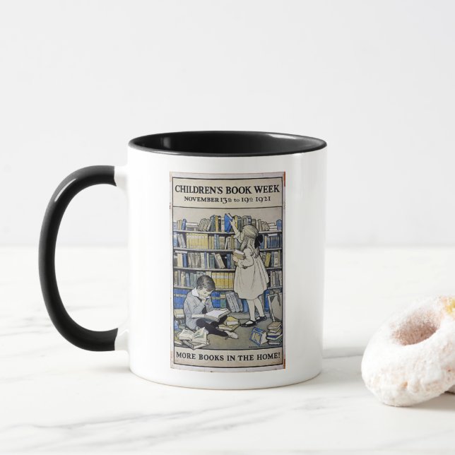 Das Buch-Wochen-Tasse 1921 Kinder Tasse (Mit Donut)