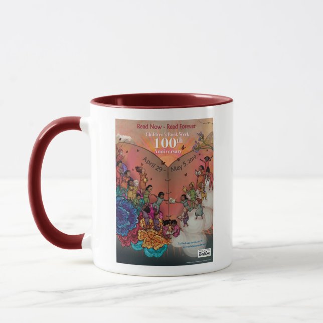 Das Buch-Wochen-Tasse 2019 Kinder Tasse (Links)