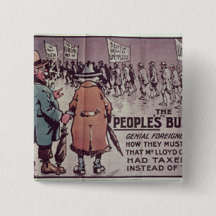 Das Budget', 1909 der Leute Button