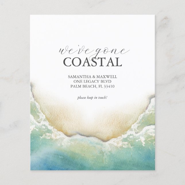 Das Budget für den neuen Adresswechsel Flyer (Vorne)