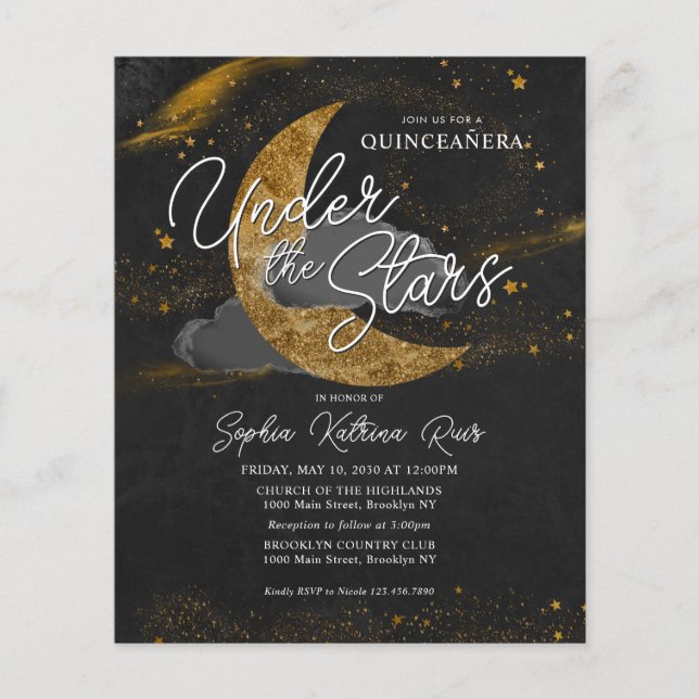 Das Budget unter den Sternen Gold Moon Glam Quince (Vorderseite)