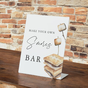 Das Büffet macht das eigene Bar Sockelschild