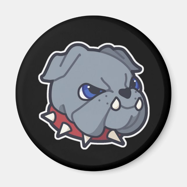 Das Bulldog-Breakfast-Magnet Magnet (Vorne)