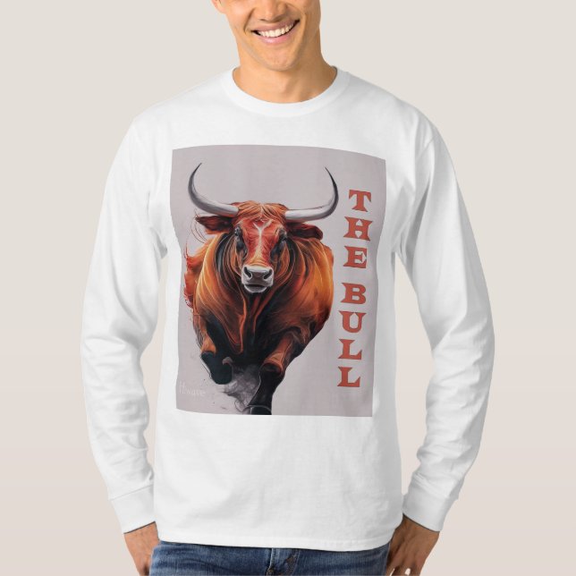 Das Bulle und das Tier: Feiner Power auf deinem T- T-Shirt (Vorderseite)