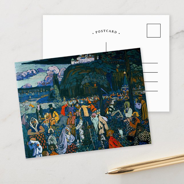 Das bunte Leben | Kandinsky Postkarte (Von Creator hochgeladen)