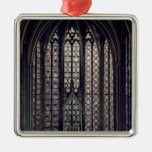 Das Buntglasfenster Ornament Aus Metall