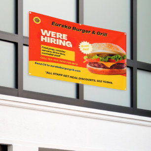 Das Burger Restaurant, das wir jetzt mieten Banner