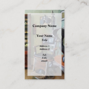 Das Büro des Augenarztes Visitenkarte