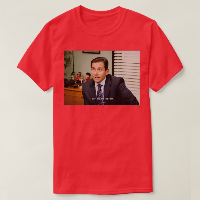 Das Büro, in dem ich tot bin T-Shirt (Design vorne)