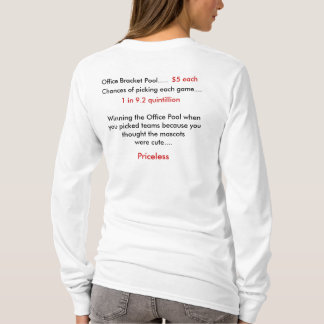 Das Büro-Pool gewinnen….Unbezahlbares Sweatshirt T-Shirt