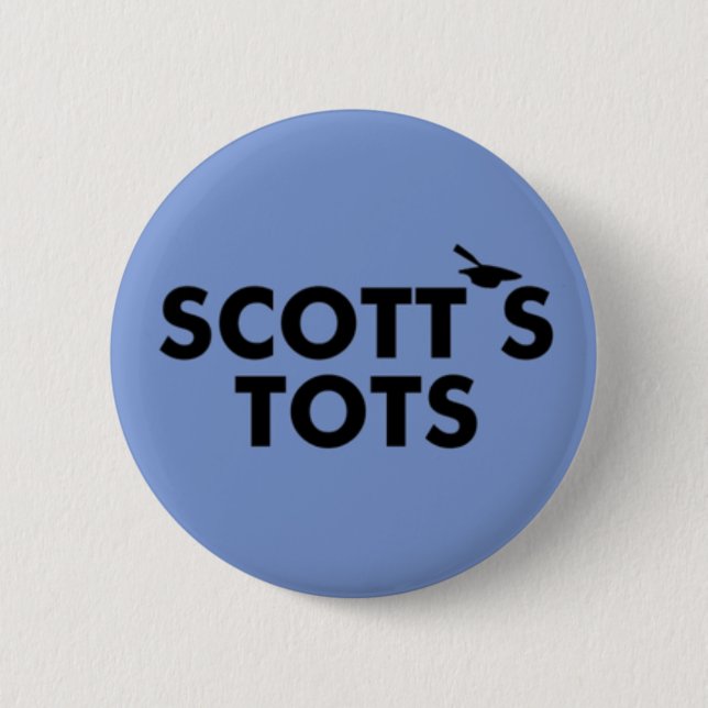 DAS BÜRO: SCOTTS KNIRPS BUTTON (Vorderseite)