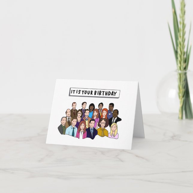 Das Büro zum Geburtstag (Vorderseite)