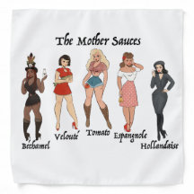 Das Button der Mutter Sauces auf Bandana