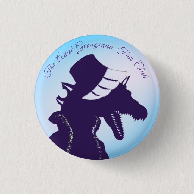 Das Button Tante Georgiana Fan Club (Vorderseite)