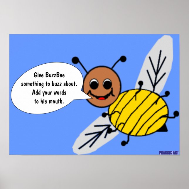 Das Buzz mit BuzzBee Poster (Vorne)