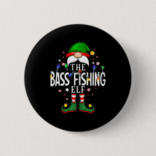 Das Byb Fishing Elf Weihnachtsfamilie Pajama Party Button