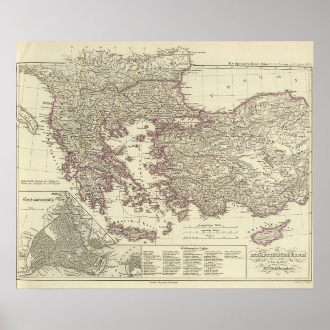 Das byzantinische Reich bis zur Xite Poster (Vorne)