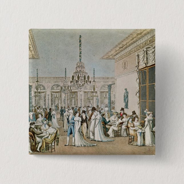 Das Café Frascati im Jahre 1807 Button (Vorderseite)