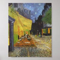 Das Café Terrasse am Abend von Van Gogh