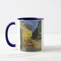 Das Café Terrasse am Abend von Van Gogh