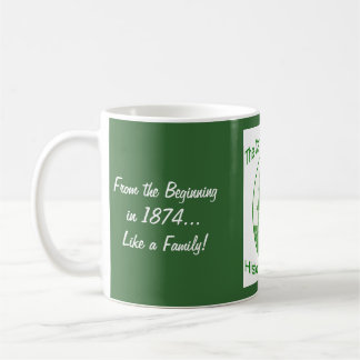 Das Camperdwon mahlt historische Kaffeetasse