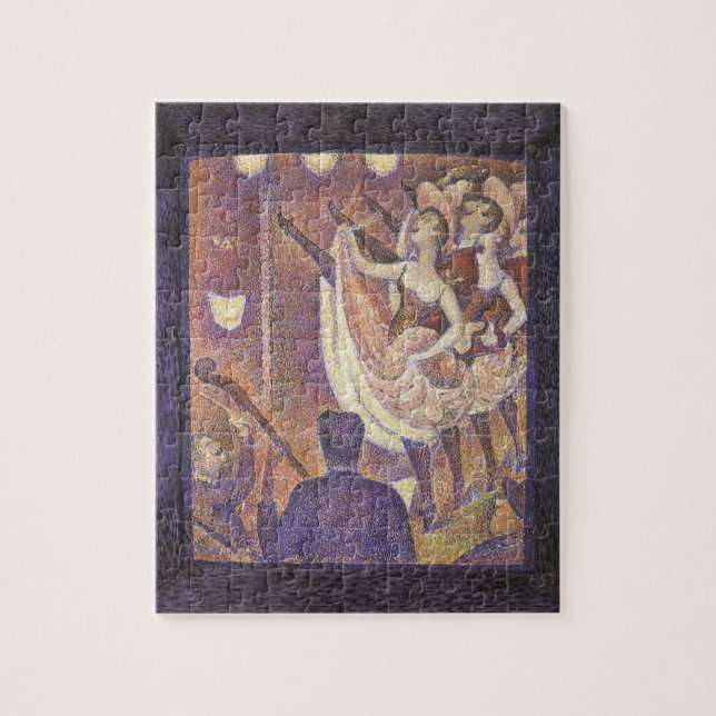 Das Can Can Dance, Le Chahut von Georges Seurat (Vertikal)