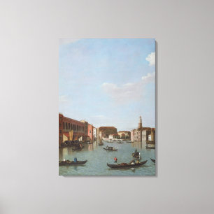Das Canal Grande und das San Geremia, Venedig Leinwanddruck