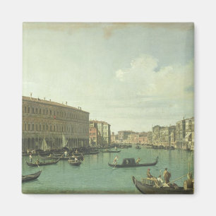 Das Canal Grande von der Rialto Brücke Magnet