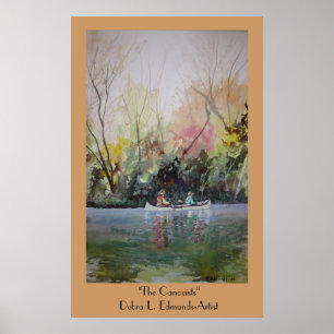 Das canoeists-Plakat Poster