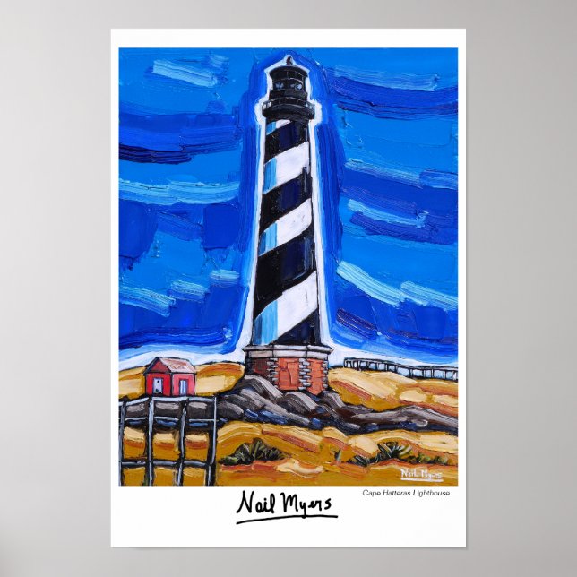 Das Cape Hatteras Lighthouse Poster (Vorne)