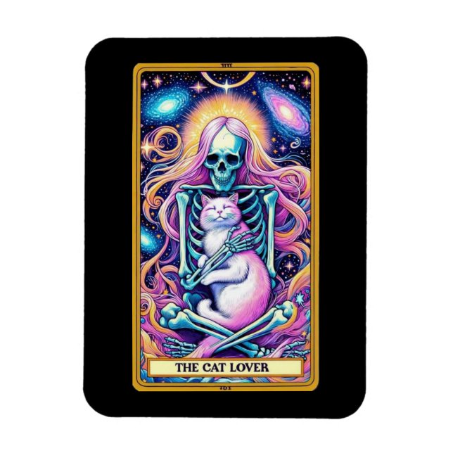 Das Cat Lover Tarot Card Magnet (Vertikal)