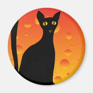 das cat&moon der Hexe Magnet