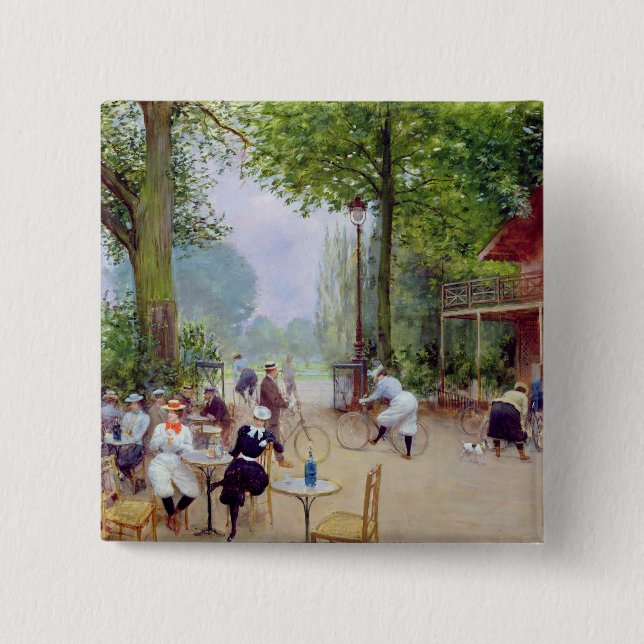 Das Chalet du Cycle im Bois de Boulogne Button (Vorderseite)