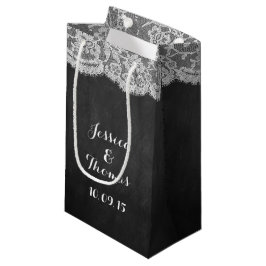 Das Chalkboard & Lace Wedding Collection Geschenkt Kleine Geschenktüte