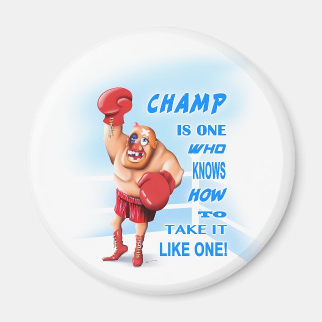 Das Champ Round Magnet (Vorne)