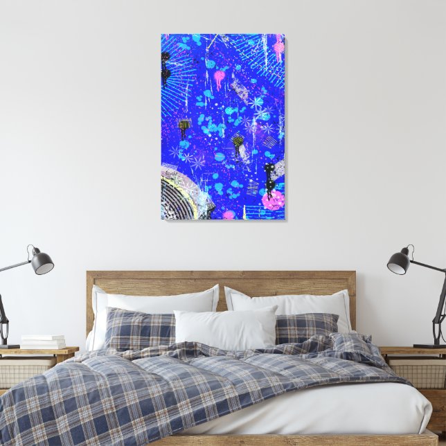 Das Chaos des Geistes Leinwanddruck (Insitu (Schlafzimmer))