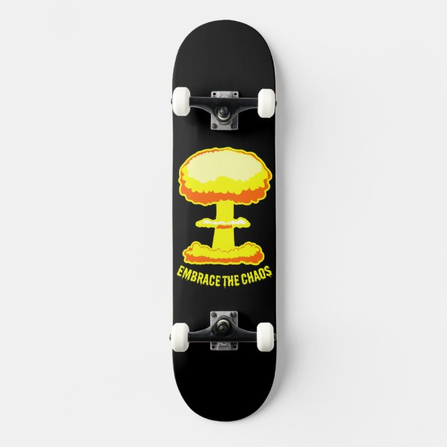 Das Chaos-Skateboard-Design verkörpern Skateboard (Vorderseite)