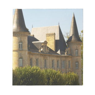 Das Chateau Baron Pichon Longueville in Notizblock