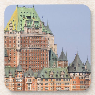 Das Chateau Frontenac in Quebec City, Kanada. Untersetzer