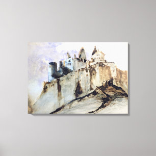 Das Chateau von Vianden, 1871 Leinwanddruck