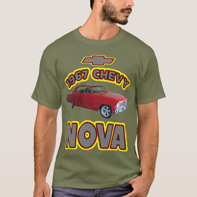 Das Chevy der Männer Nova 1967 T-Shirt (Vorderseite)
